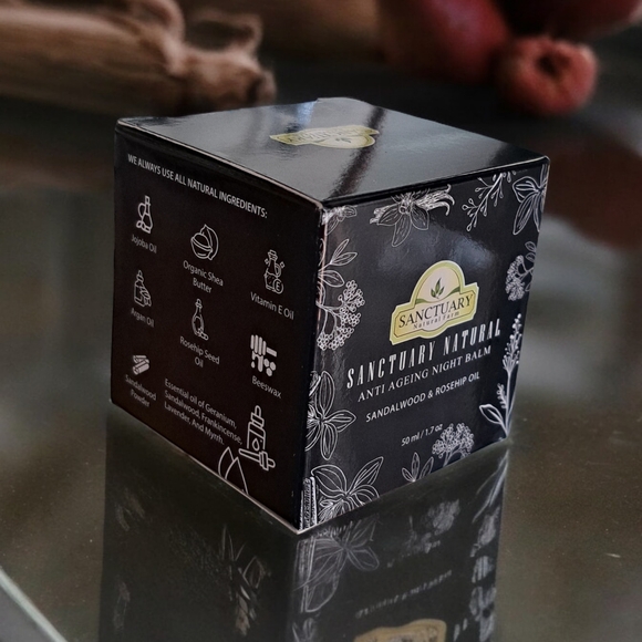 Sandalwood & Rosemary Anti-Ageing Night Balm - Picture 3 of 3